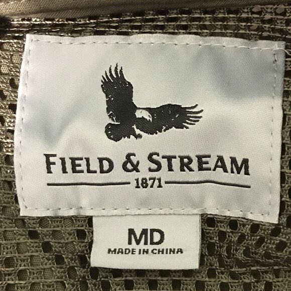 Field & Stream 20 Pocket Outdoor Utility Vest Men's M Fly Fishing Hiking Hunting - Picture 6 of 13
